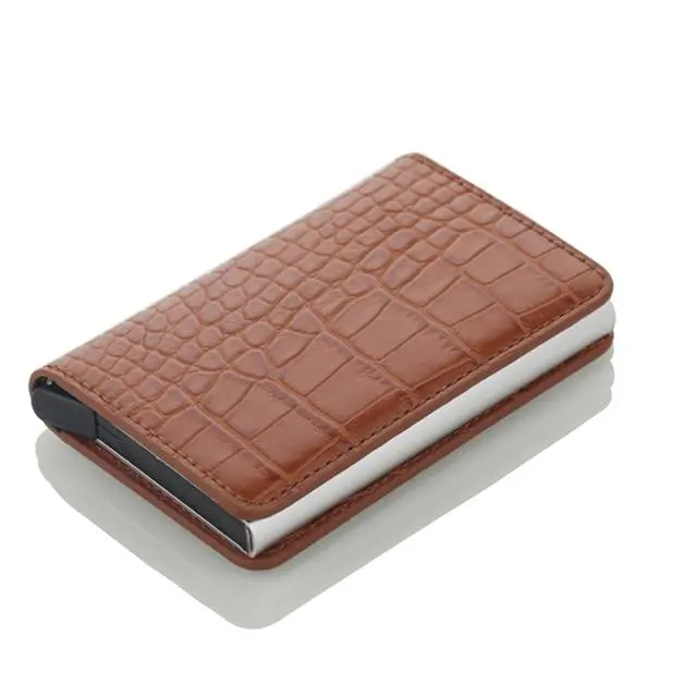 Men Credit Card Holders Business Id Card Case Fashion Automatic Rfid Card Holder Aluminium Bank Card Wallets 13