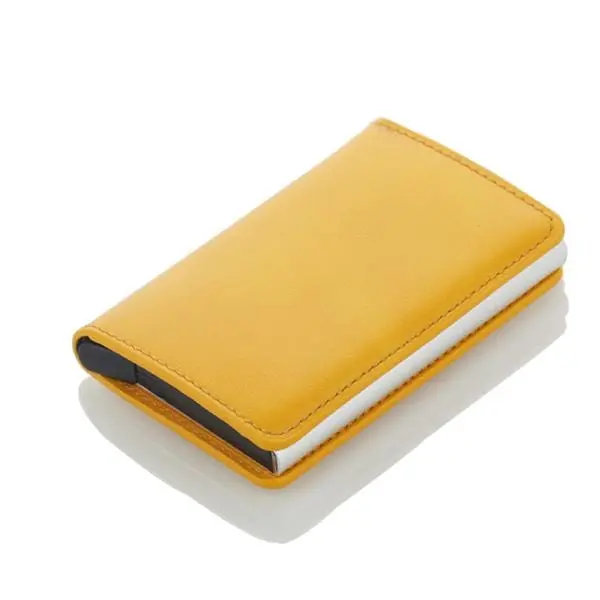 Men Credit Card Holders Business Id Card Case Fashion Automatic Rfid Card Holder Aluminium Bank Card Wallets 6