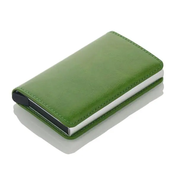 Men Credit Card Holders Business Id Card Case Fashion Automatic Rfid Card Holder Aluminium Bank Card Wallets 7