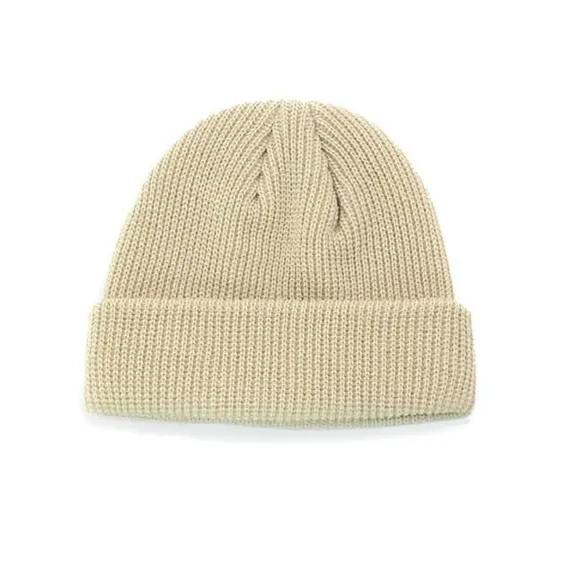 Men Knitted Hat Beanie Skullcap Sailor Cap Cuff Brimless Retro Navy Style Beanie Hat Tt@88 4