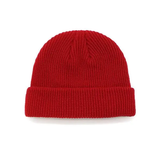 Men Knitted Hat Beanie Skullcap Sailor Cap Cuff Brimless Retro Navy Style Beanie Hat Tt@88 5