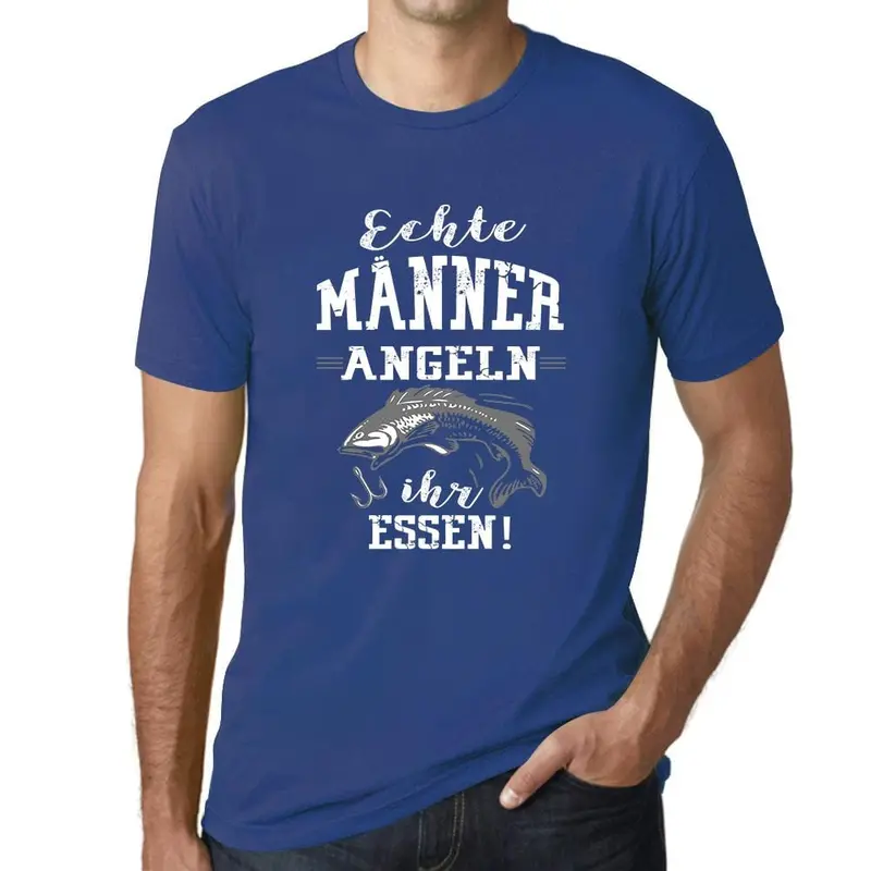 Men’s Fishing-Themed Graphic T-Shirt – Humorous Angling Gift for Food Lovers