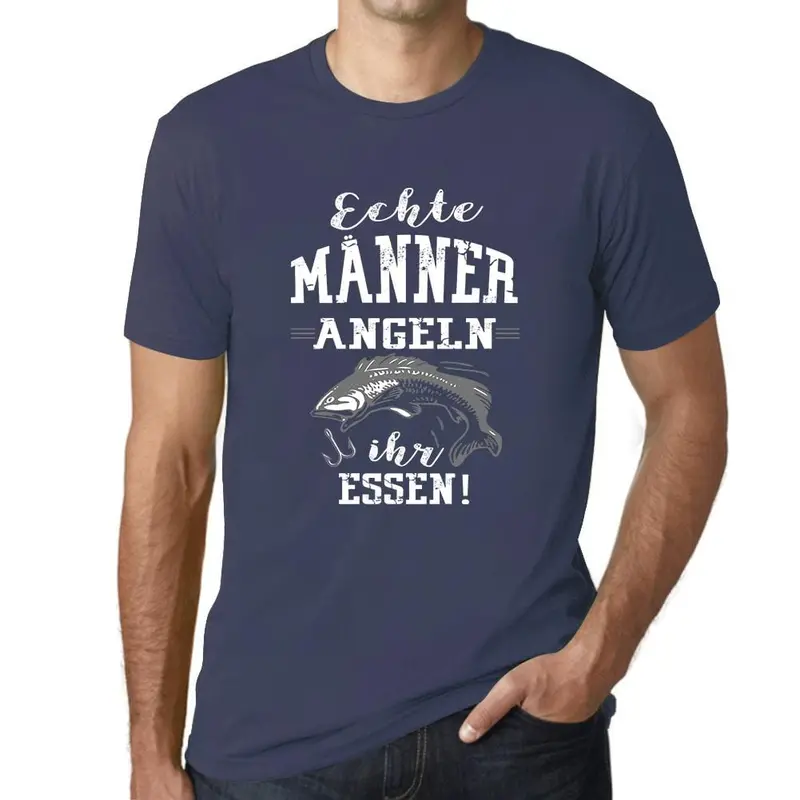 Men’s Fishing-Themed Graphic T-Shirt – Humorous Angling Gift for Food Lovers