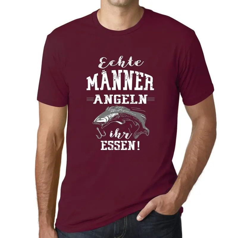 Men’s Fishing-Themed Graphic T-Shirt – Humorous Angling Gift for Food Lovers