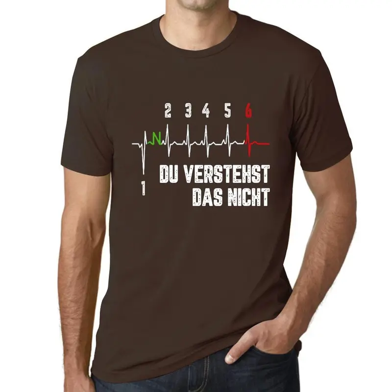 Men’s German-Language Humor T-Shirt: ‘Du Verstehst Das Nicht’ – Aqua
