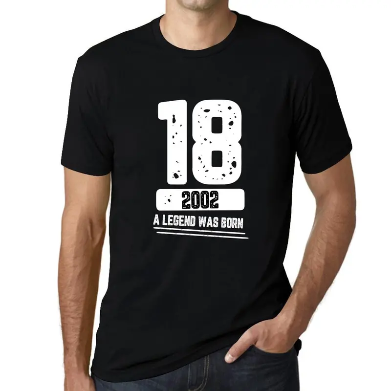 Men's Graphic T-Shirt A Legend Was Born Gift Idea 1