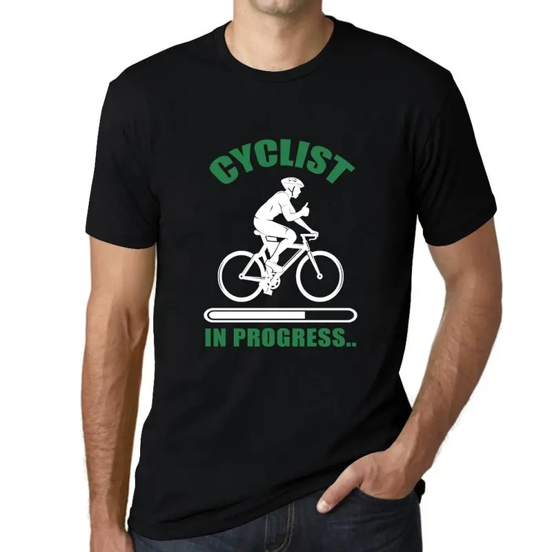 Men's Graphic T-Shirt Cyclist In Progress Idea Gift 1
