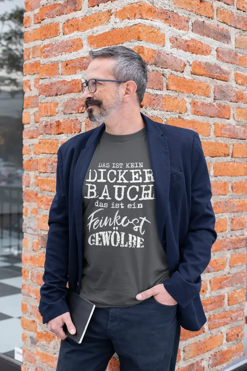 Men's Graphic T-Shirt Das Ist Kein Dicker Bauch-Feinkostgewölbe Gift Idea 1