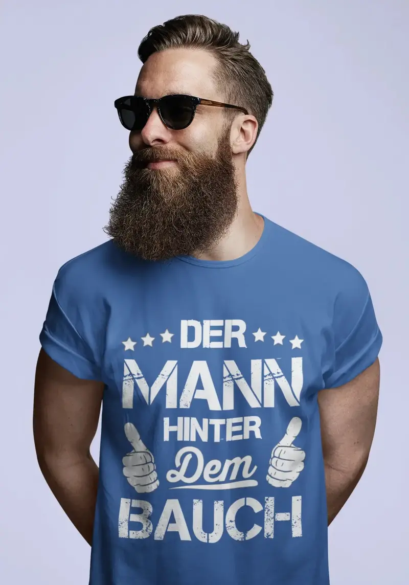 Men's Graphic T-Shirt Der Mann Hinter Dem Bauch Gift Idea 10
