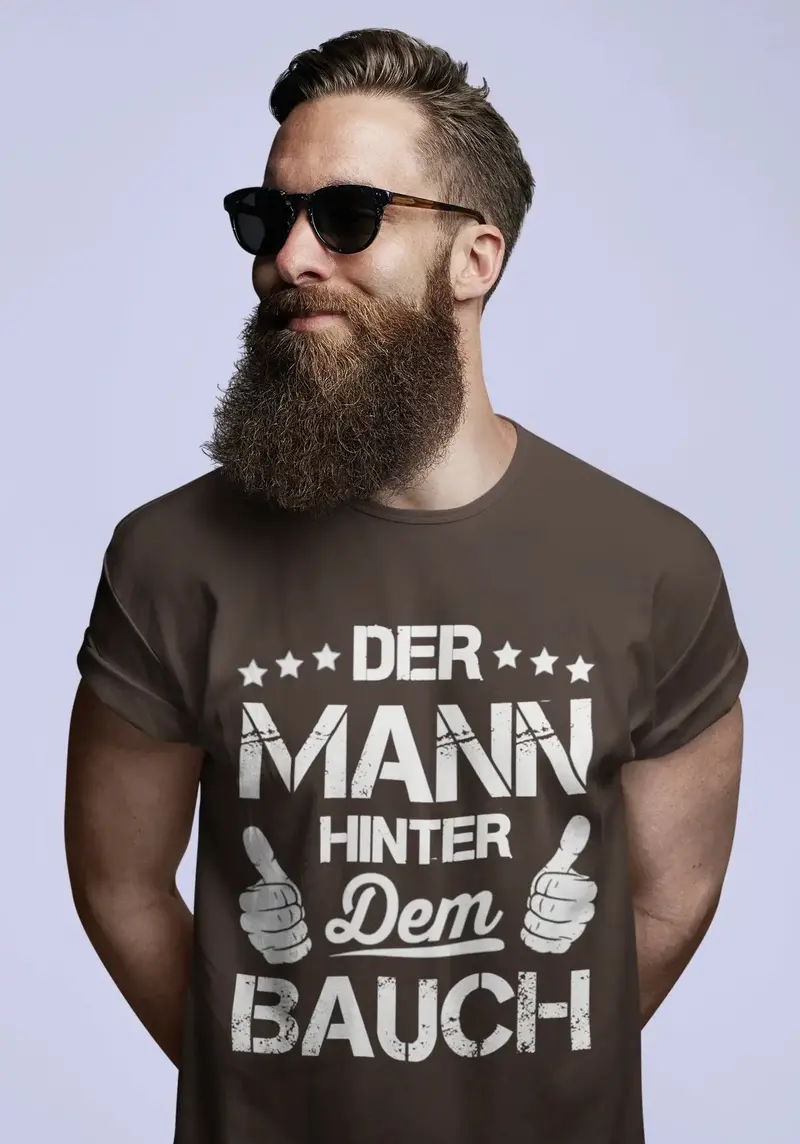 Men's Graphic T-Shirt Der Mann Hinter Dem Bauch Gift Idea 11