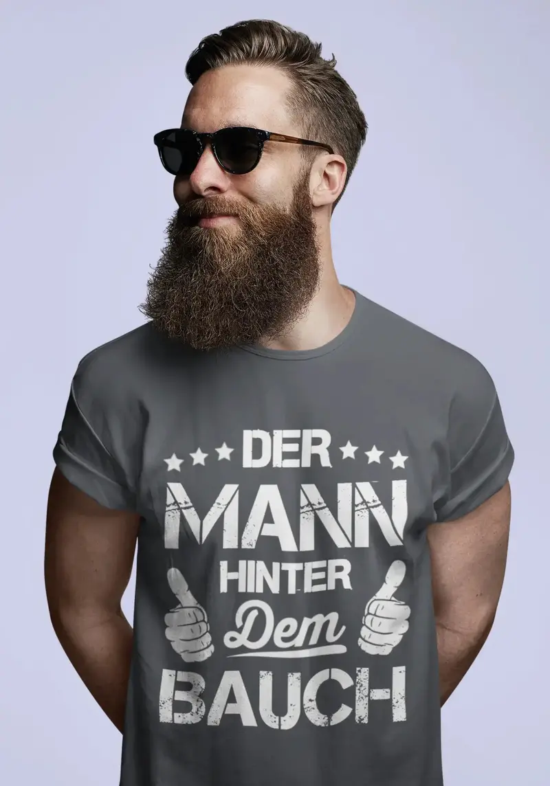 Men's Graphic T-Shirt Der Mann Hinter Dem Bauch Gift Idea 3