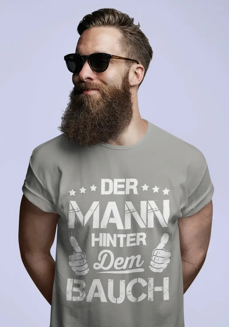 Men's Graphic T-Shirt Der Mann Hinter Dem Bauch Gift Idea 4