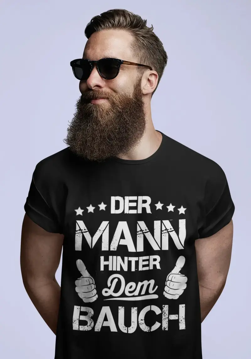 Men's Graphic T-Shirt Der Mann Hinter Dem Bauch Gift Idea 5