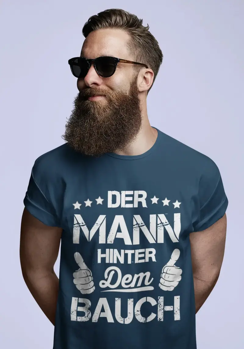 Men's Graphic T-Shirt Der Mann Hinter Dem Bauch Gift Idea 6