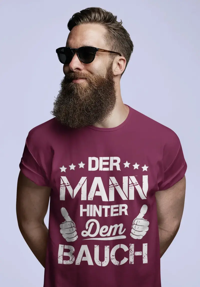 Men's Graphic T-Shirt Der Mann Hinter Dem Bauch Gift Idea 7
