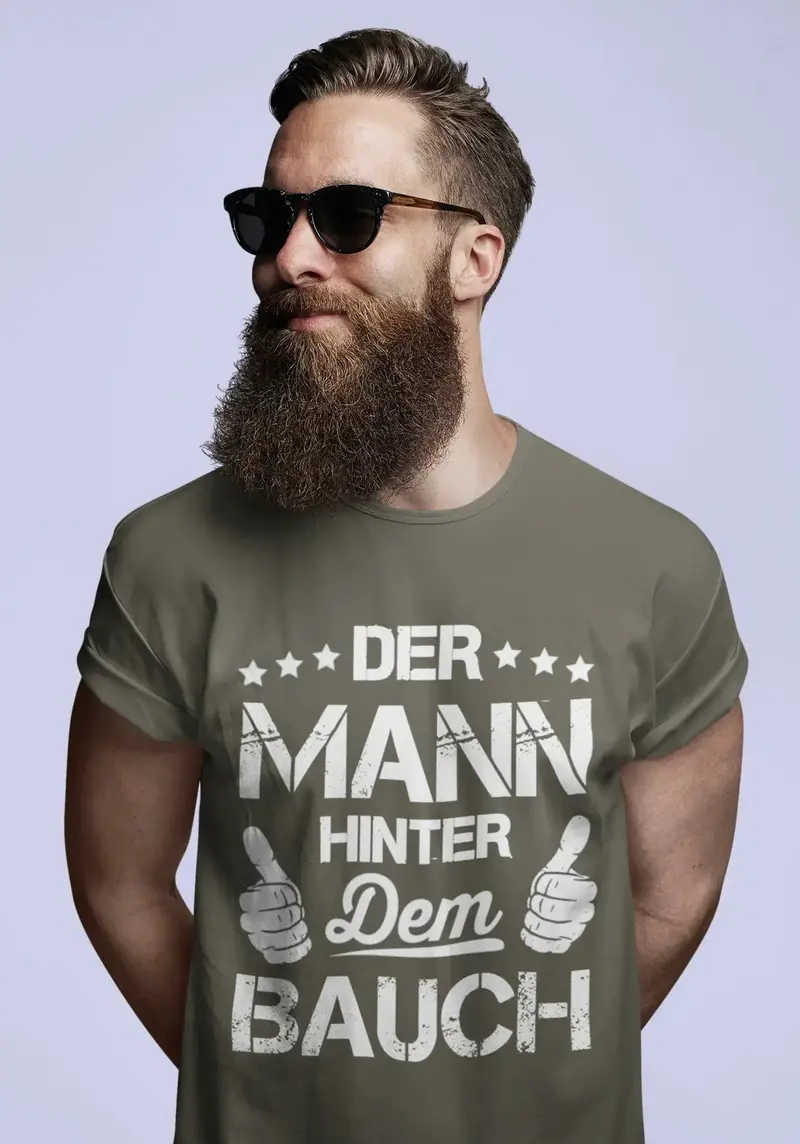 Men's Graphic T-Shirt Der Mann Hinter Dem Bauch Gift Idea 9
