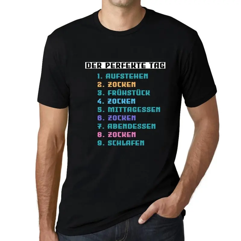 Men's Graphic T-Shirt Der Perfekte Tag Lustige Spieler Zocker Gift Idea 1
