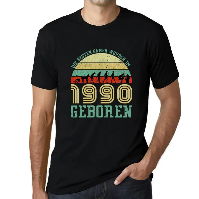 Men's Graphic T-Shirt Die Besten Gamer Geboren Idea Gift 1