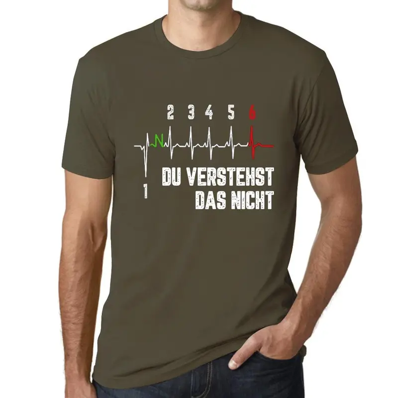 Men’S Graphic T-Shirt Du Verstehst Das Nicht 6 Aqua Gift Idea 8