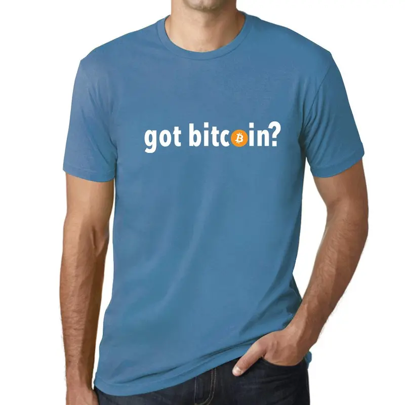 Men’S Graphic T-Shirt Got Bitcoin Logo T-Shirt Crypto Tee Hodl Btc Gift Idea Aqua Gift Idea 1