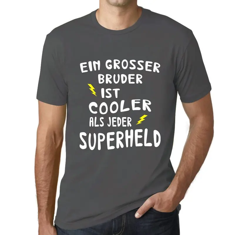 Men's Graphic T-Shirt Grosser Bruder Cooler Superheld Idea Gift 13