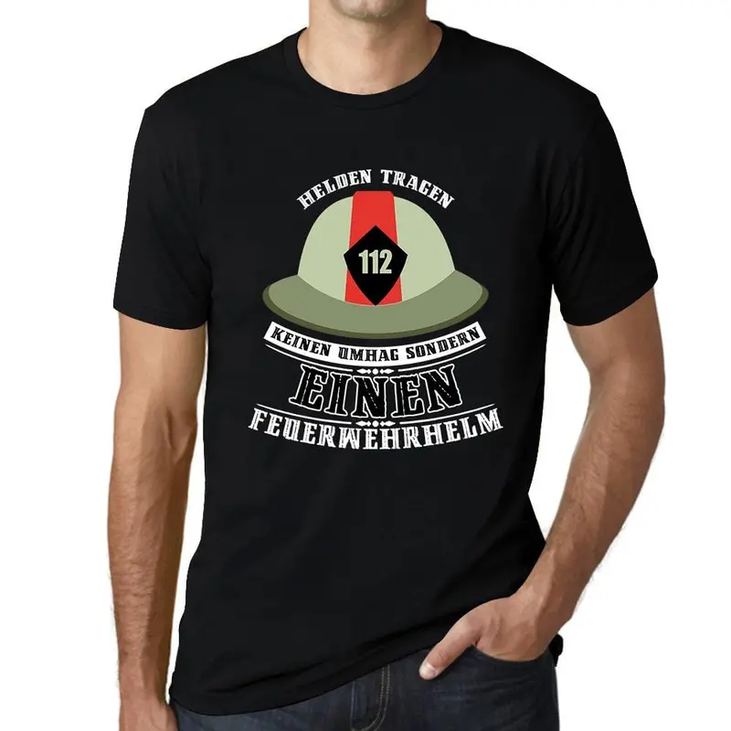 Men's Graphic T-Shirt Helden Tragen Feuerwehrhelm Idea Gift 1