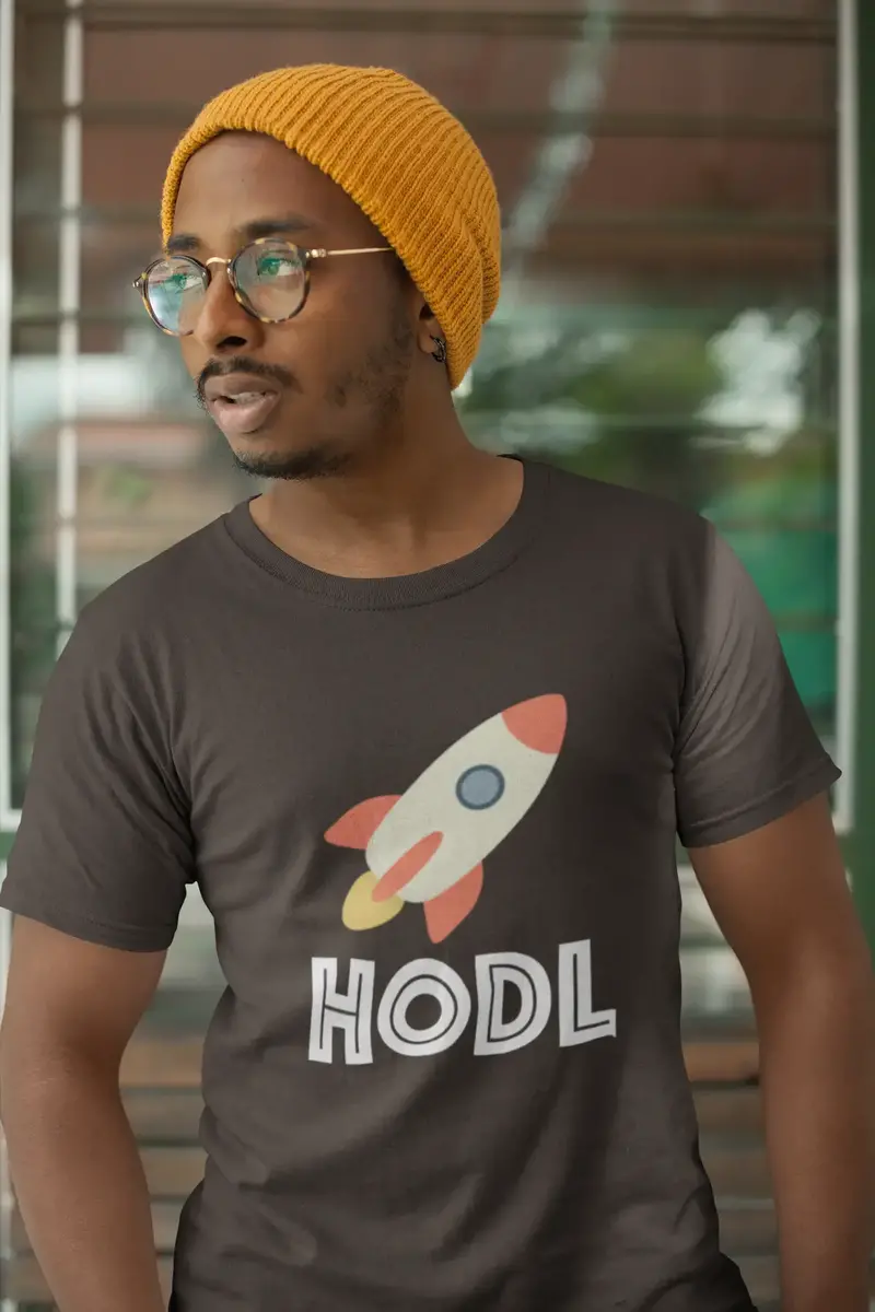 Men's Graphic T-Shirt Hodl To The Moon T-Shirt Crypto Tee Funny Traders Gift Idea 1