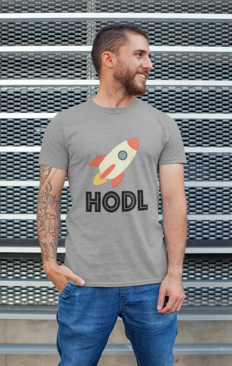 Men's Graphic T-Shirt Hodl To The Moon T-Shirt Crypto Tee Funny Traders Gift Idea 10