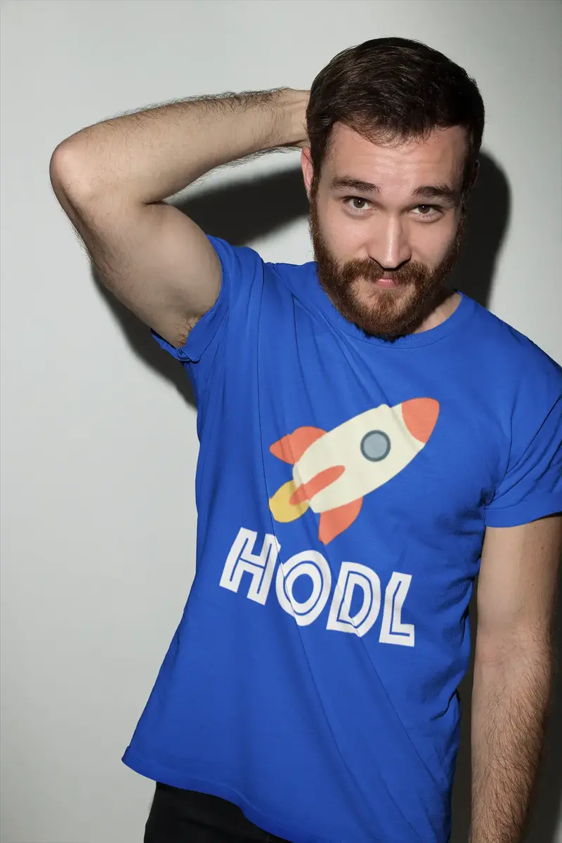Men's Graphic T-Shirt Hodl To The Moon T-Shirt Crypto Tee Funny Traders Gift Idea 3