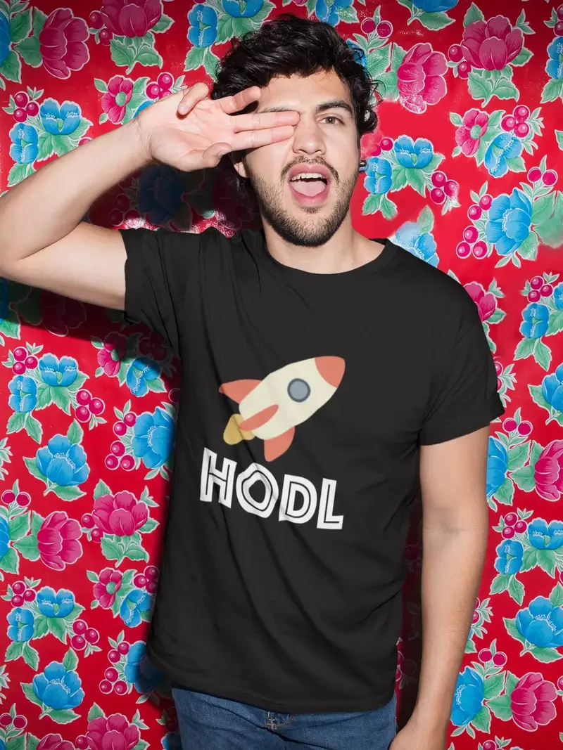 Men's Graphic T-Shirt Hodl To The Moon T-Shirt Crypto Tee Funny Traders Gift Idea 8