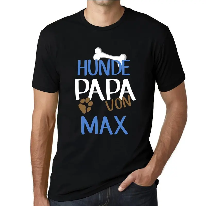 Men's Graphic T-Shirt Hunde Papa Idea Gift 1