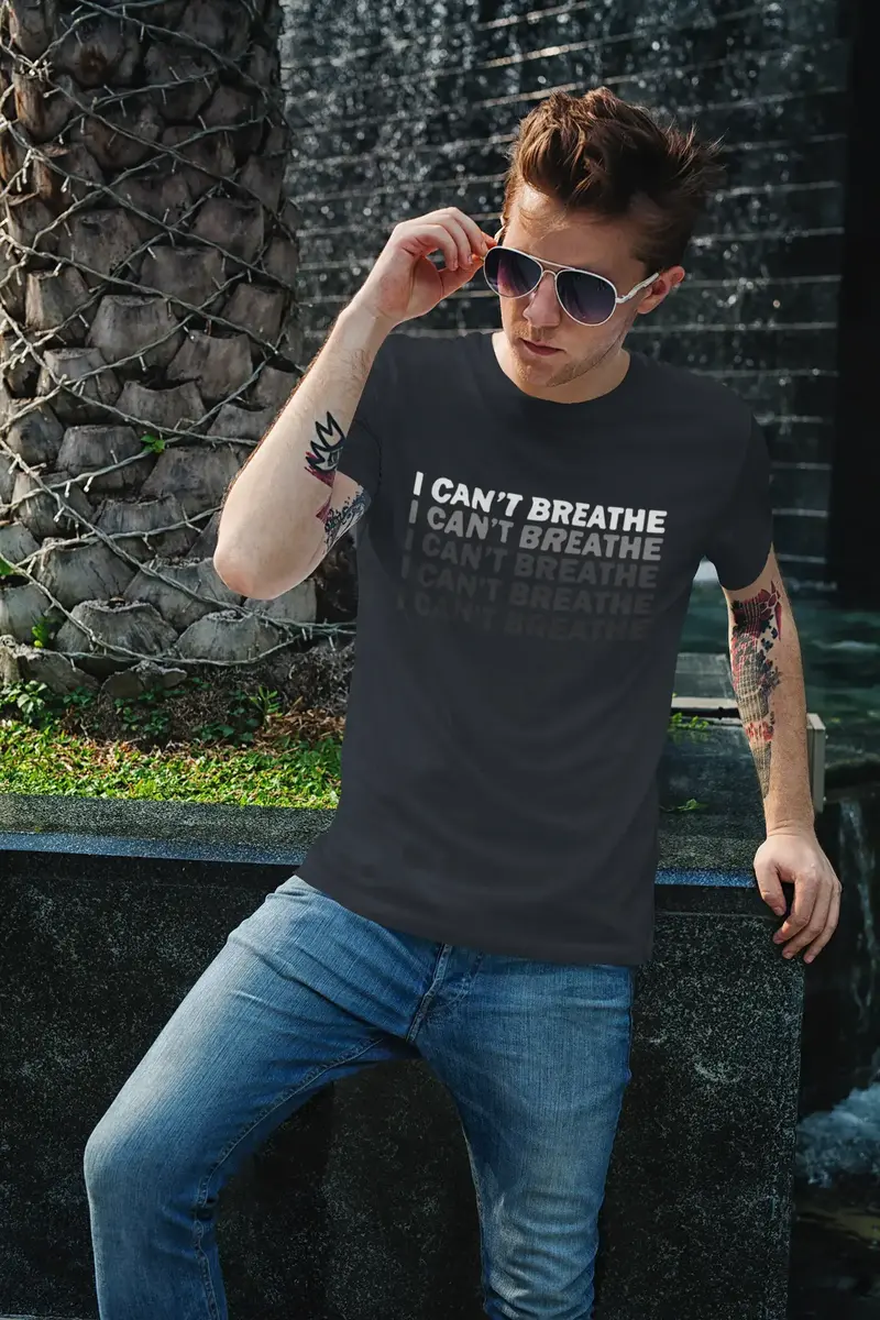 Men’S Graphic T-Shirt I Can't Breathe Gift Idea 1