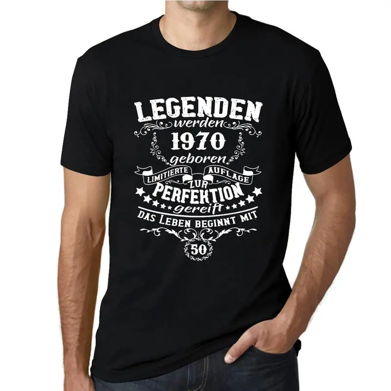 Men's Graphic T-Shirt Legende Zur Perfektion Gereift Gift Idea 1