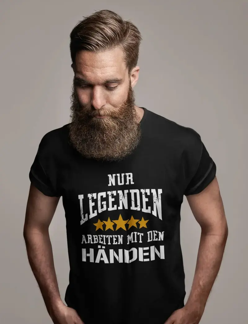 Men's Graphic T-Shirt Legenden Arbeiten Mit Den Handen Gift Idea 1