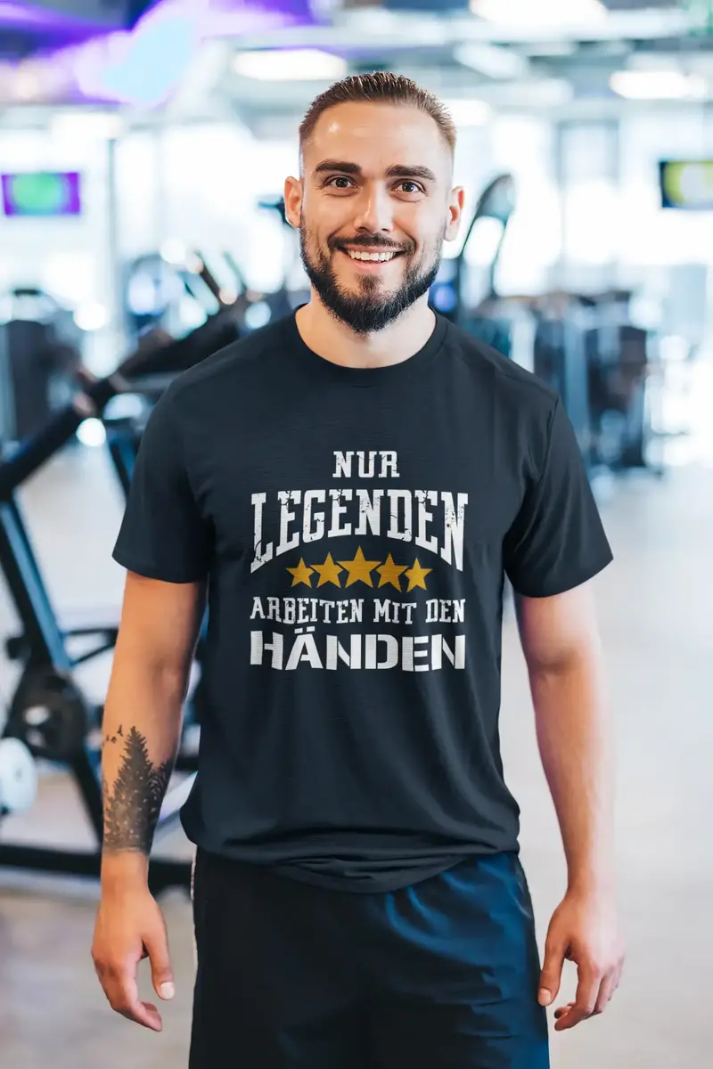Men's Graphic T-Shirt Legenden Arbeiten Mit Den Handen Gift Idea 2