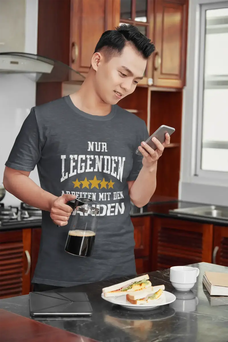 Men's Graphic T-Shirt Legenden Arbeiten Mit Den Handen Gift Idea 4