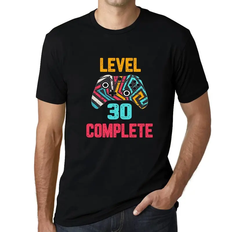 Men's Graphic T-Shirt Level Complete Idea Gift 1
