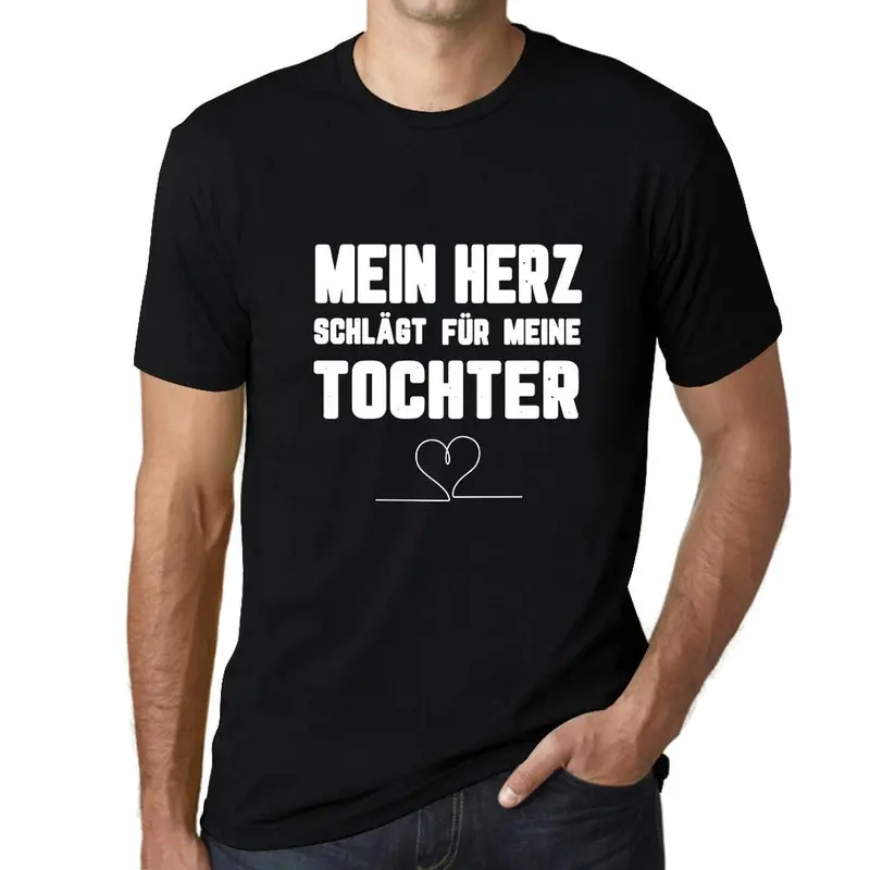 Men’S Graphic T-Shirt Mein Herz Schlägt Gift Idea 1