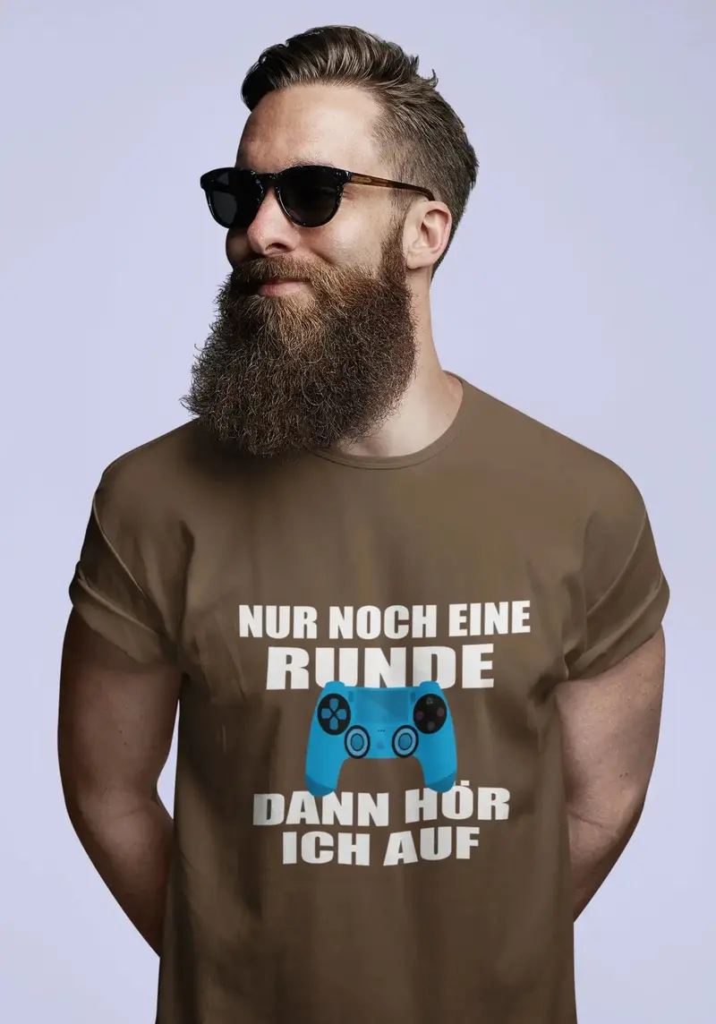 Men's Graphic T-Shirt Nur Noch Eine Runde Gift Idea 1