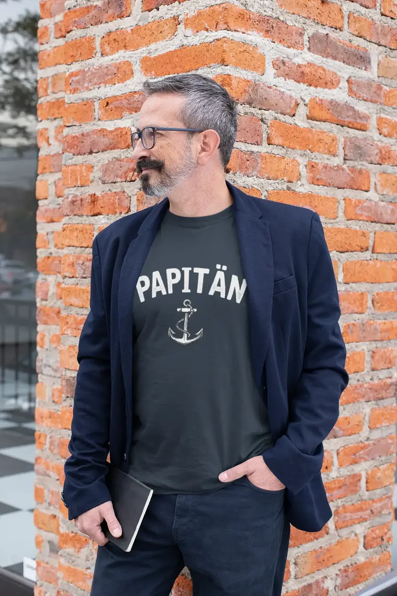 Men's Graphic T-Shirt Papitän Anker Idea Gift 2