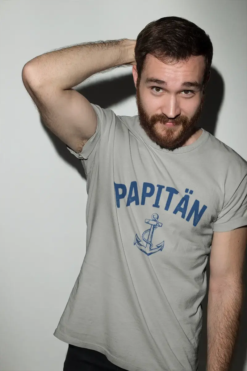 Men's Graphic T-Shirt Papitän Anker Idea Gift 3