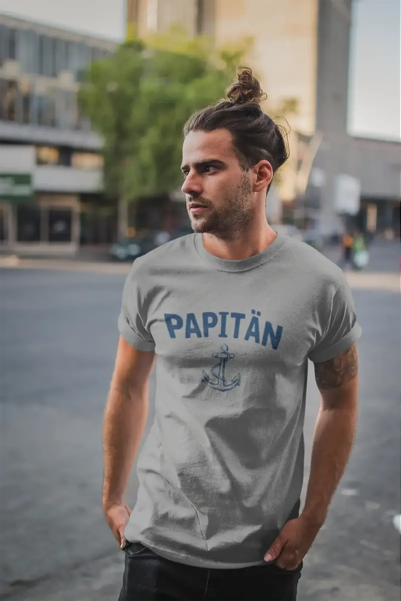 Men's Graphic T-Shirt Papitän Anker Idea Gift 4