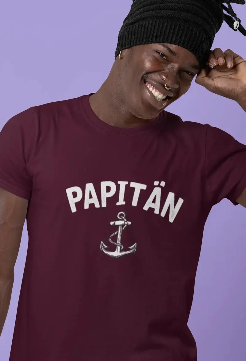 Men's Graphic T-Shirt Papitän Anker Idea Gift 8