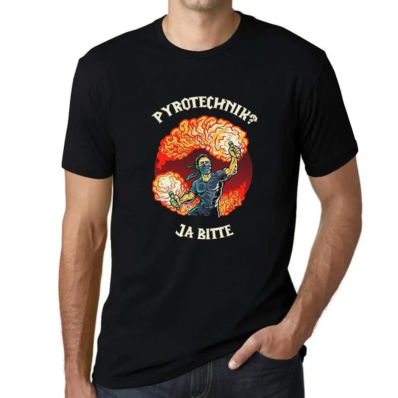 Men's Graphic T-Shirt Pyrotechnik Ja Bitte Idea Gift 1