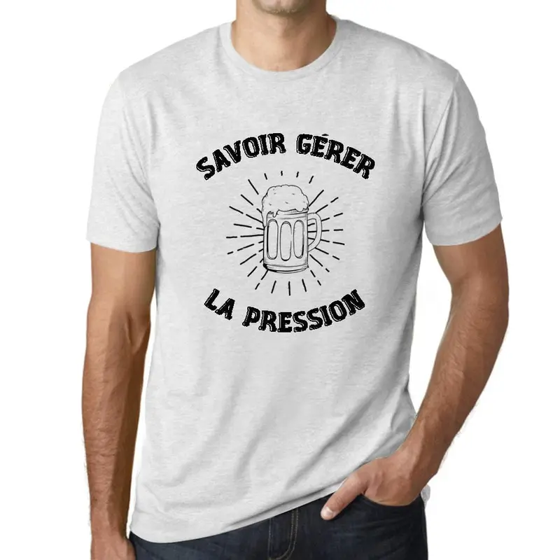 Men's Graphic T-Shirt Savoir Gérer La Pression Idea Gift 12