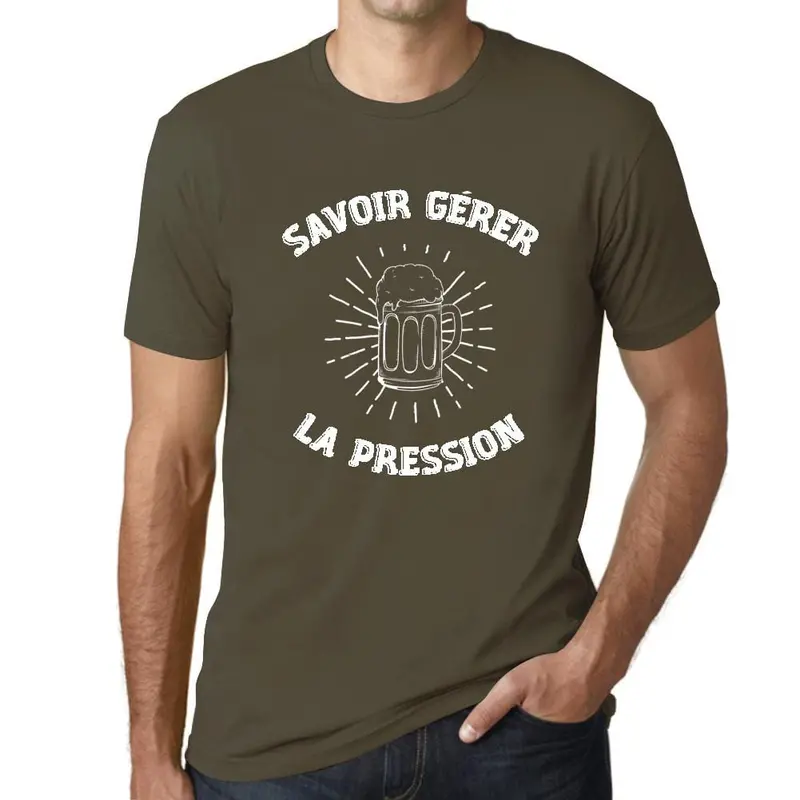 Men's Graphic T-Shirt Savoir Gérer La Pression Idea Gift 13