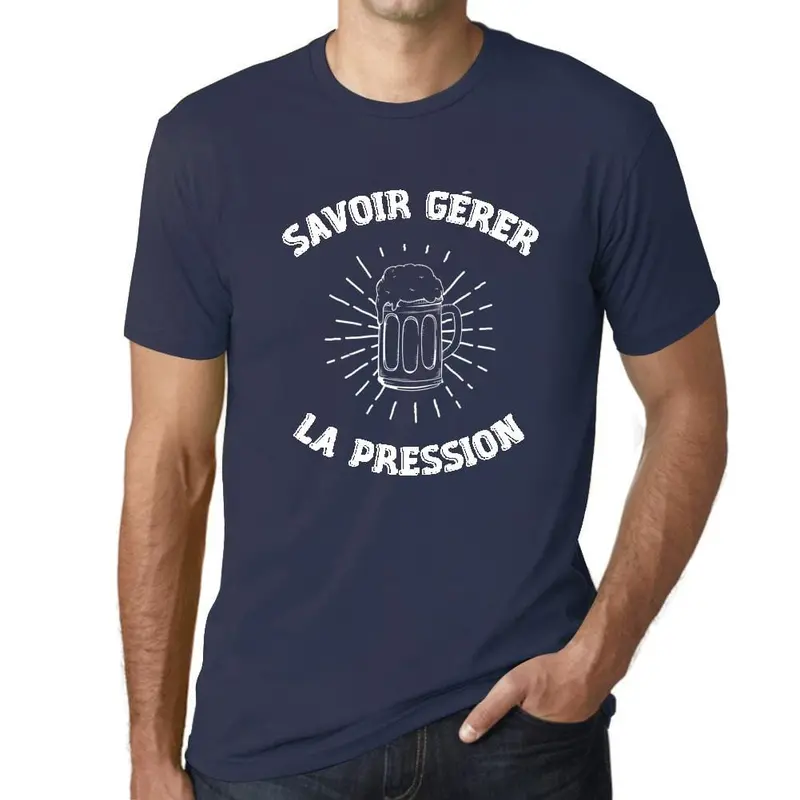 Men's Graphic T-Shirt Savoir Gérer La Pression Idea Gift 22