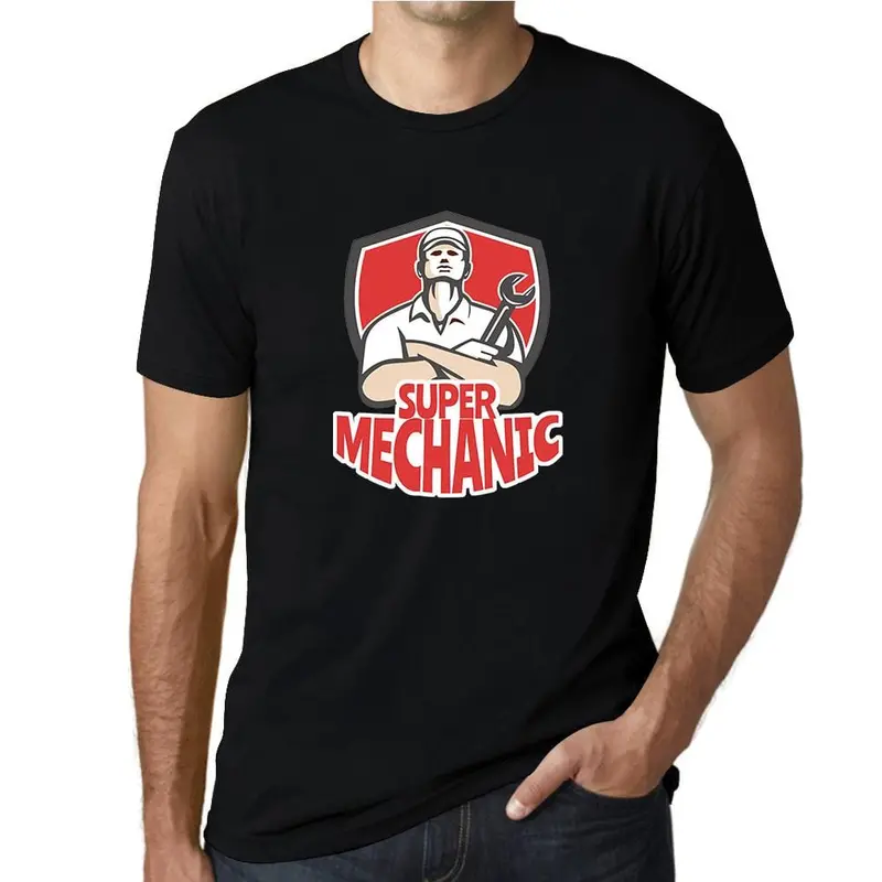 Men's Graphic T-Shirt Super Mechanic Gift Idea 1