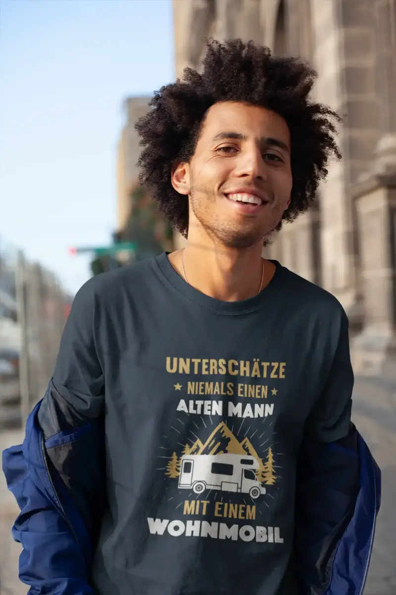 Men's Graphic T-Shirt Unterschätze Niemals Wohnmobil Idea Gift 1
