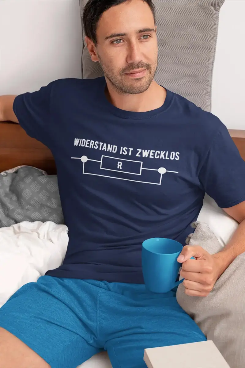 Men’S Graphic T-Shirt Widerstand Ist Zwecklos Lustige Military Green Gift Idea 3